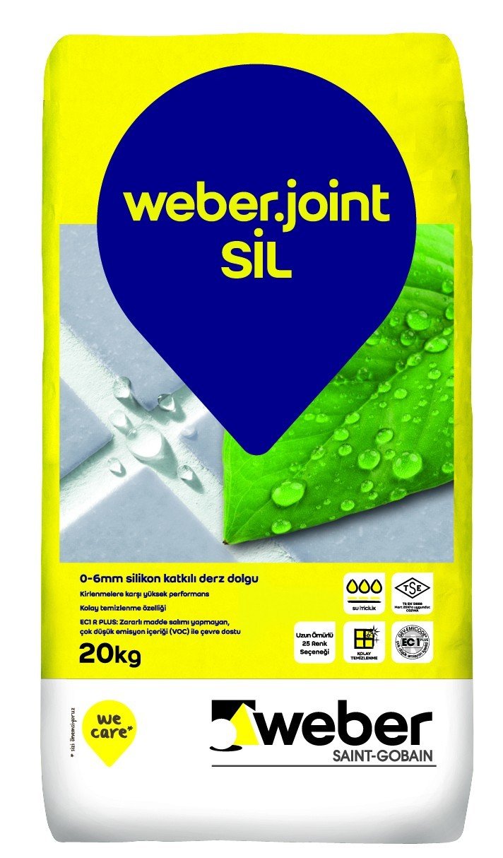 Weber.joint SİL renkli derz dolgu 20 kg