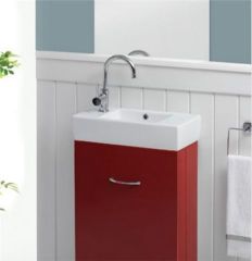 TURKUAZ | CİTY LAVABO 25x50 CM (BATARYA DELİĞİ SOLDA)