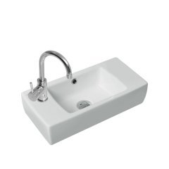 TURKUAZ | CİTY LAVABO 25x50 CM (BATARYA DELİĞİ SOLDA)