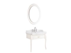 KALE | VICTORIAN 90 CM BANYO DOLABI 3 DELİKLİ LAVABO