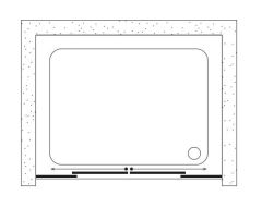 Shower Satürn 130 cm İki Duvar Arası 2 Sabit 2 Çalışır Tekne Üzeri Kabin