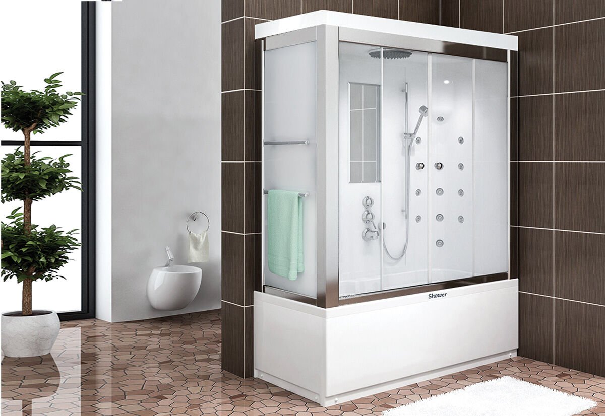 Shower Dithana Askı Aparatlı Küvet Üzeri Kompakt Sistem