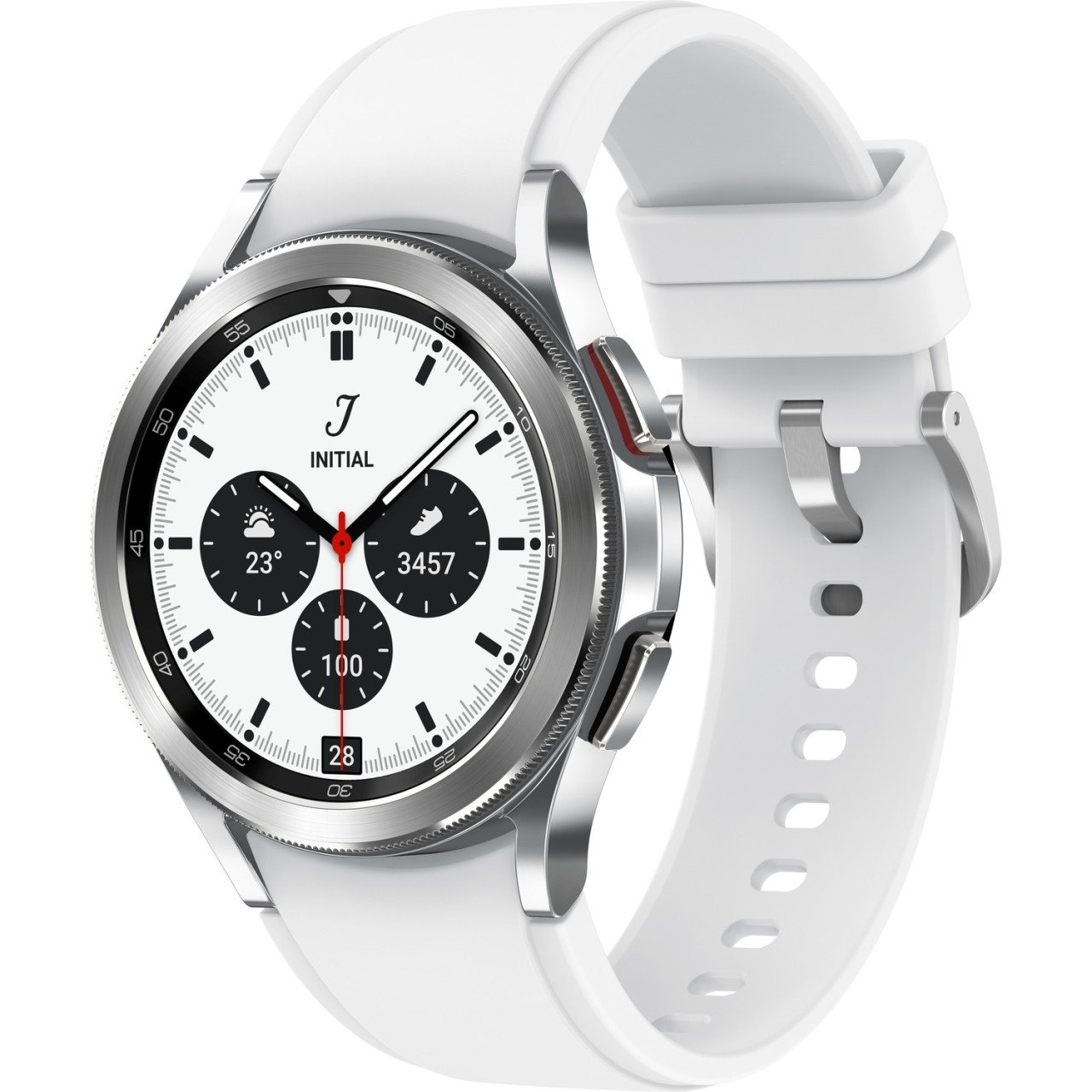 Samsung Galaxy Watch 4 Akıllı Saat Classic Silver 42mm