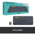 Logitech K380 Kompakt Kablosuz Bluetooth Türkçe Klavye - Siyah