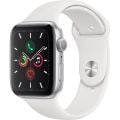 Apple Watch Seri 5 44mm GPS Silver Alüminyum Kasa ve Beyaz Spor Kordon