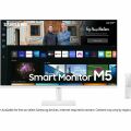 Samsung M5 LS32BM501EUXUF 32'' 60Hz 4ms Fhd (Wifi, Bluetooth, Airplay) HDR10 Beyaz Hoparlörlü Smart Monitör