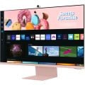 Samsung M8 LS32BM80PUUXUF 32'' UHD (Type-C, Wifi, Bluetooth) Dahili Kameralı Yükseklik Ayarlı Smart Monitor (Gün Batımı Pembesi)