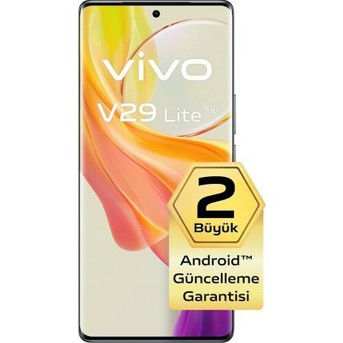 Vivo V29 Lite 5G 8/256GB Siyah Elmas Işıltısı (Vivo Türkiye Garantili)