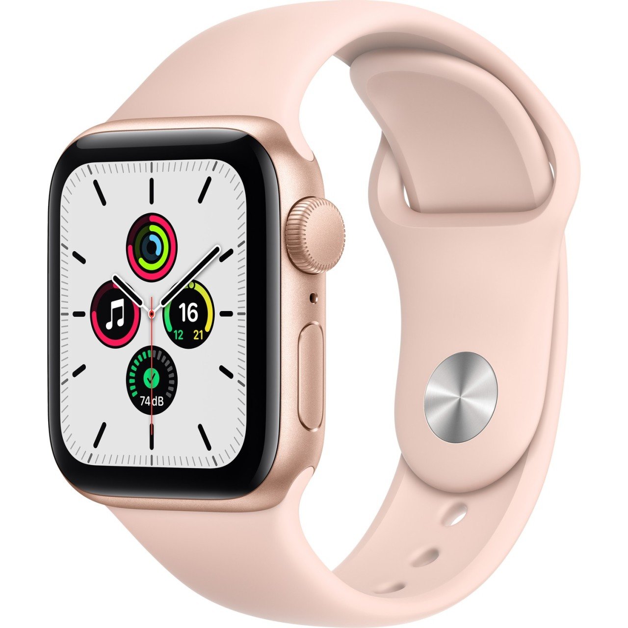 Apple Watch SE 40mm GPS Gold Alüminyum Kasa ve Kum Pembesi Spor Kordon (Apple  Türkiye Garantili)