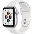 Apple Watch SE 40mm GPS Silver Alüminyum Kasa ve Beyaz Spor Kordon (Apple Türkiye Garantili)