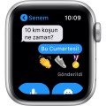 Apple Watch SE 40mm GPS Silver Alüminyum Kasa ve Beyaz Spor Kordon (Apple Türkiye Garantili)