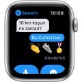 Apple Watch Seri 6 40mm GPS Silver Alüminyum Kasa ve Beyaz Spor Kordon