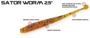 Molix Sator Worm 2,5'' ( 15 pcs.) Col. Light Watermelon