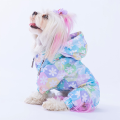 *23514-Pawstar Flores Rompers M-L-XL-XL-2XL Yeni Sezon