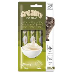 M-PETS CREAMY TON BALIKLI DENİZ TARAKLI KEDİ ÖDÜLÜ 4X15GR