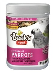 *ST012-Beak's Papağan Yemi 750 Gr