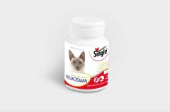 *150-9945-Single Kedi Glukosamın Plus 75 Tablet 6'lı
