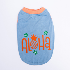 *23802-Pawstar Blue Aloha T-shirt S-M-L-L-XL-2XL Yeni Sezon