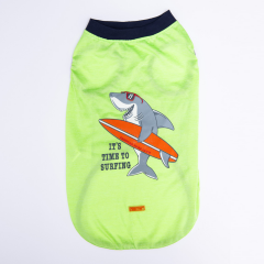 *23855-Pawstar Green Shark Büyük T-shirt 3XL-4XL-5XL-6XL-7XL Yeni Sezon
