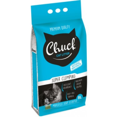 Chuck 5 Lt Bentonit İnce Marsilya Sabunlu Kedi Kumu