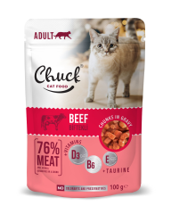 Chuck Kedi Dana Etli 24 Adet 100 g Pouch