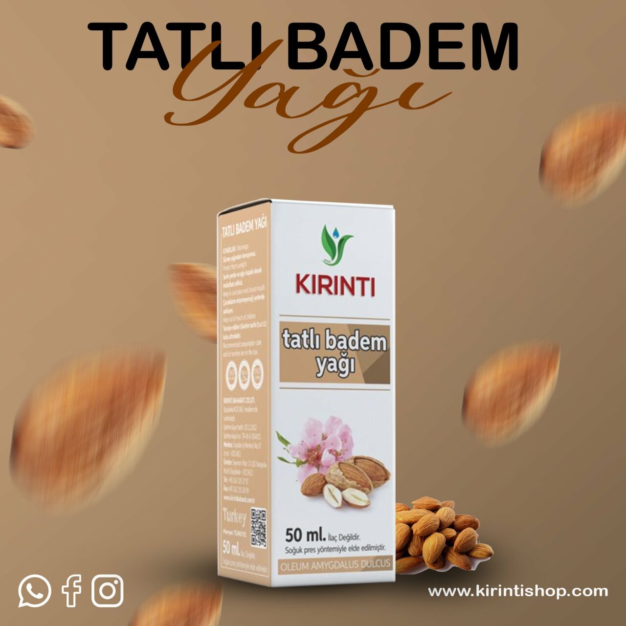 Tatlı Badem Yağı: Doğal Güzellik ve Sağlık İçin Bir Harikadı