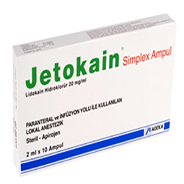 Jetokain Ampul (20'li) ( Sipariş için Arayınız-Hekim Harici Satılmaz)