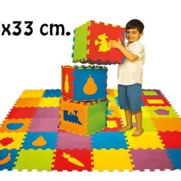 Matrax Eva Puzzle|33x33Cm.x 7 MM.| Geometrik Şekiller