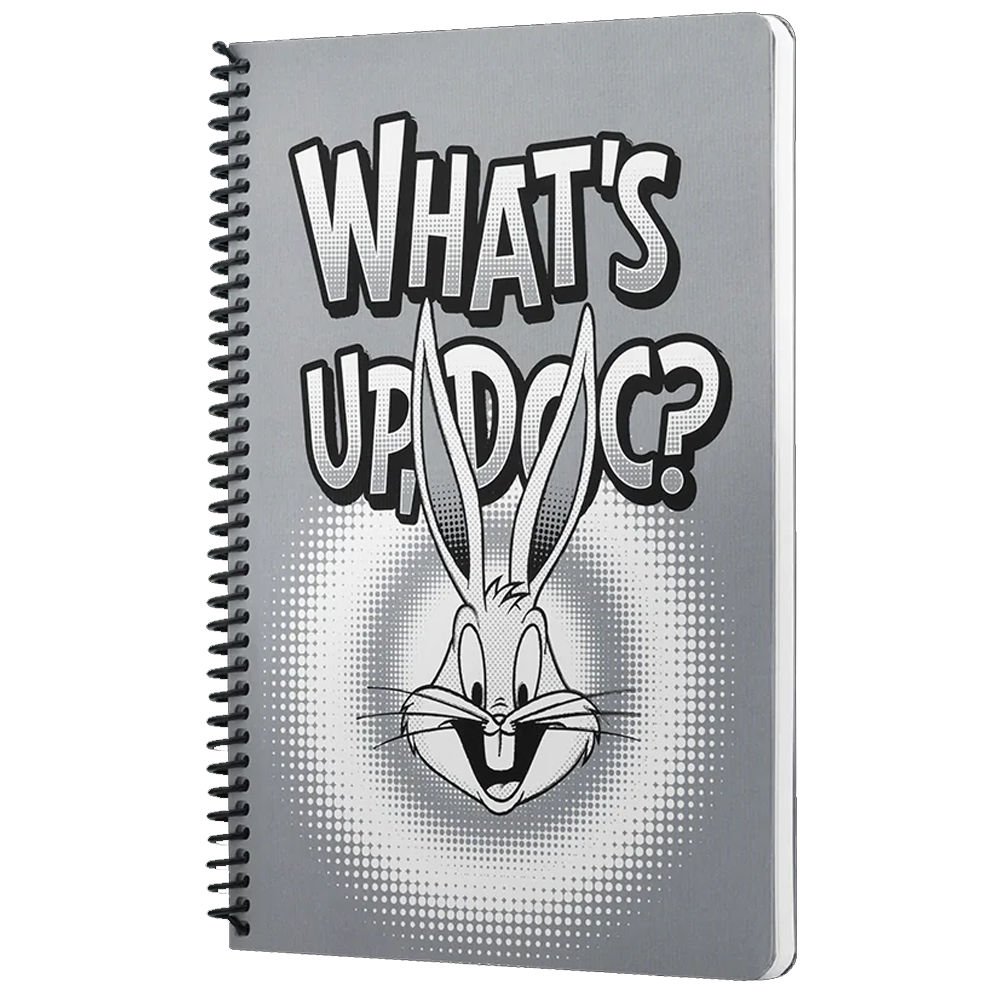 Mabbels Spiralli Defter Looney Tunes Whats up Doc Gri 80 YP 17x24 DFT-388487
