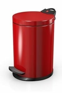Hailo T2 Kırmızı Çöp Kovası - 4 L