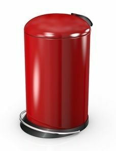 Hailo Topdesign Kırmızı Çöp Kovası - 16 L