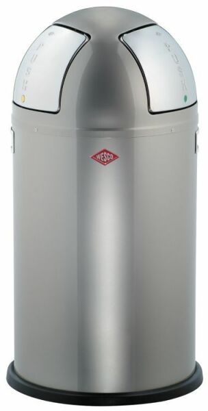 Wesco Push Two Gri Çöp Kovası - 50 L