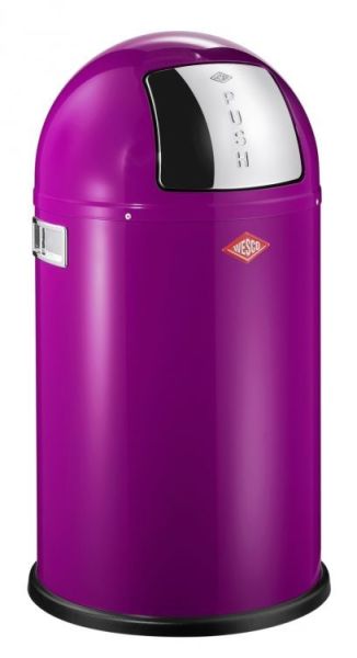 Wesco Push Boy Jr. Mor Çöp Kovası - 22 L