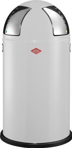 Wesco Push Two Beyaz Çöp Kovası - 50 L