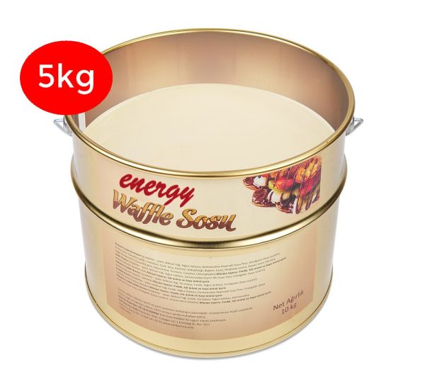 Energy Beyaz Çikolata Waffle Sosu - 5 Kg