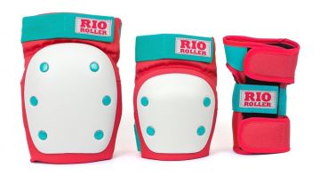 Rio Roller Red/Mint 3'lü Koruma Seti