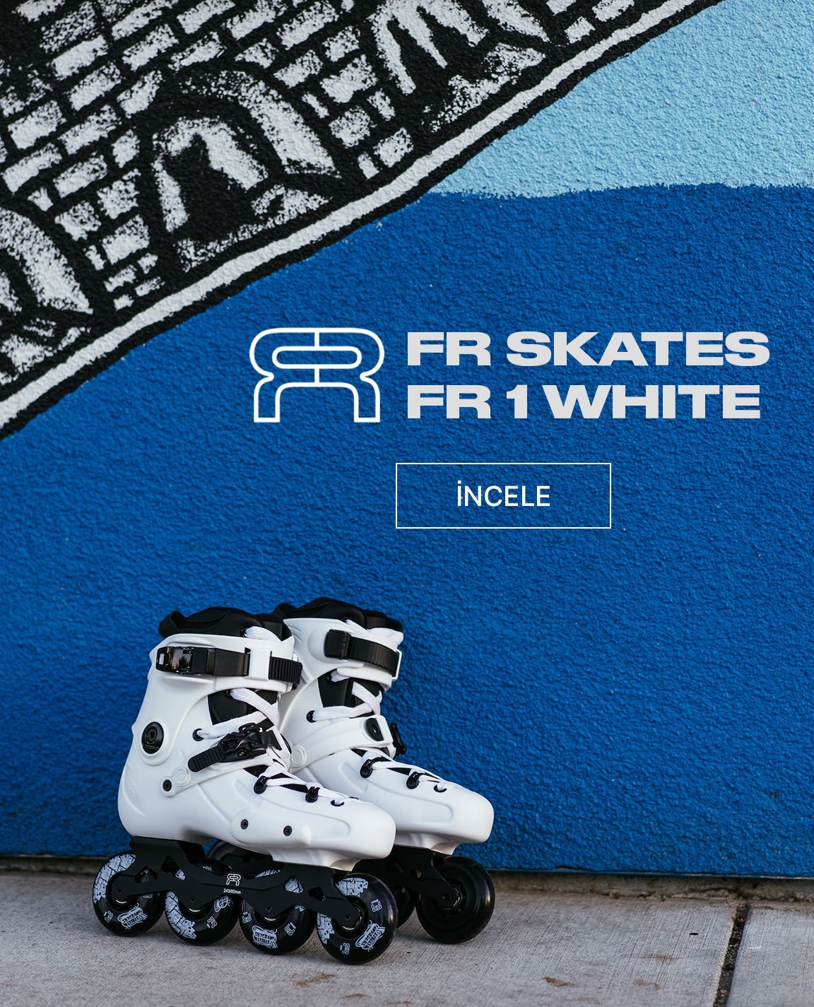 fr skates - fr1 white