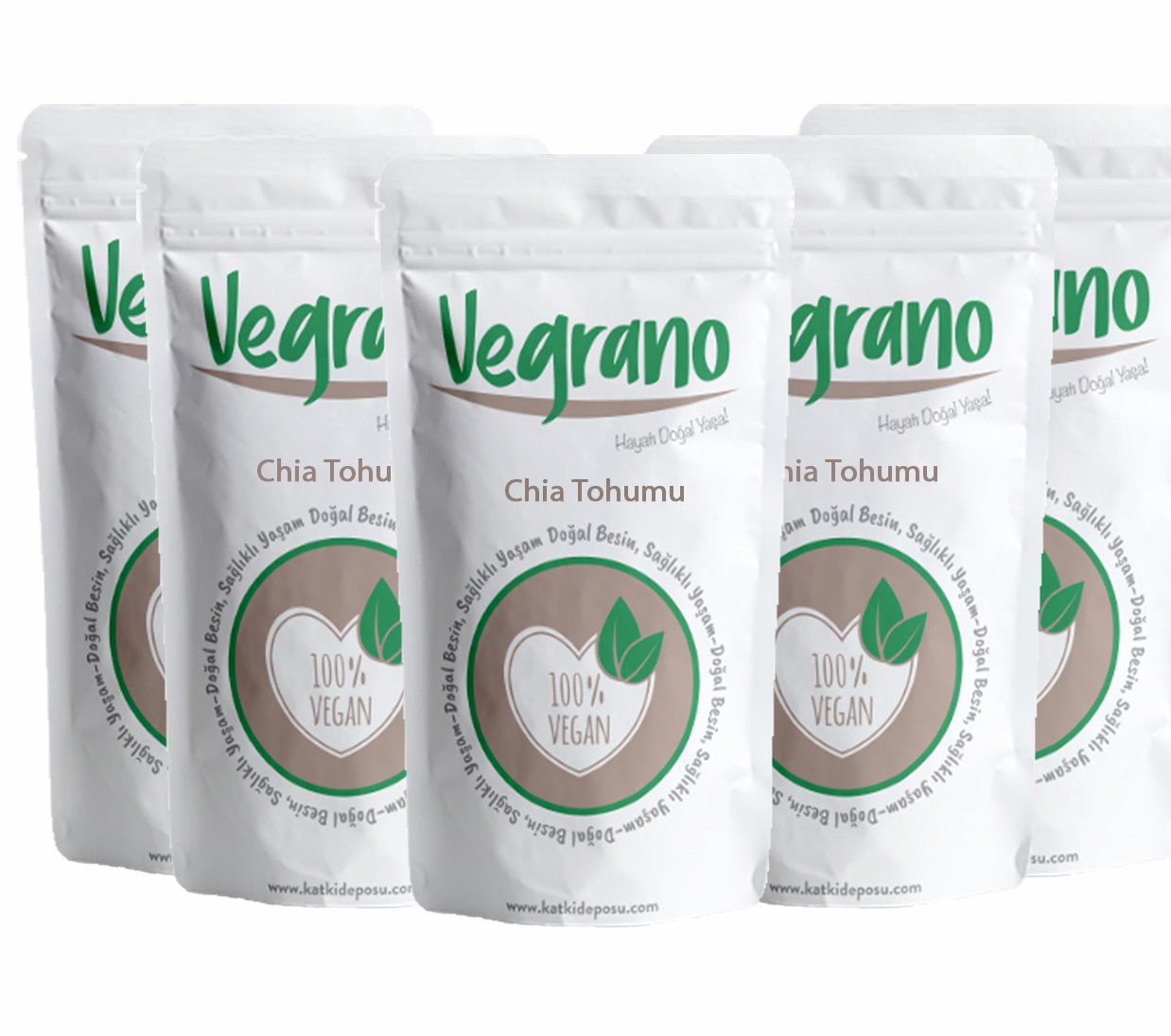 Vegrano Chia Tohumu 100 g x 5