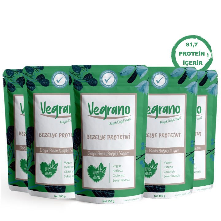 Vegrano Bezelye Proteini 5 x 100 g