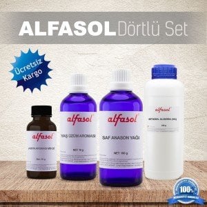 100 Gr Anason Yağı + 10 Gr Yaş Üzüm + 250 Gr Gliserin + Alfasol Miks Hediyeli