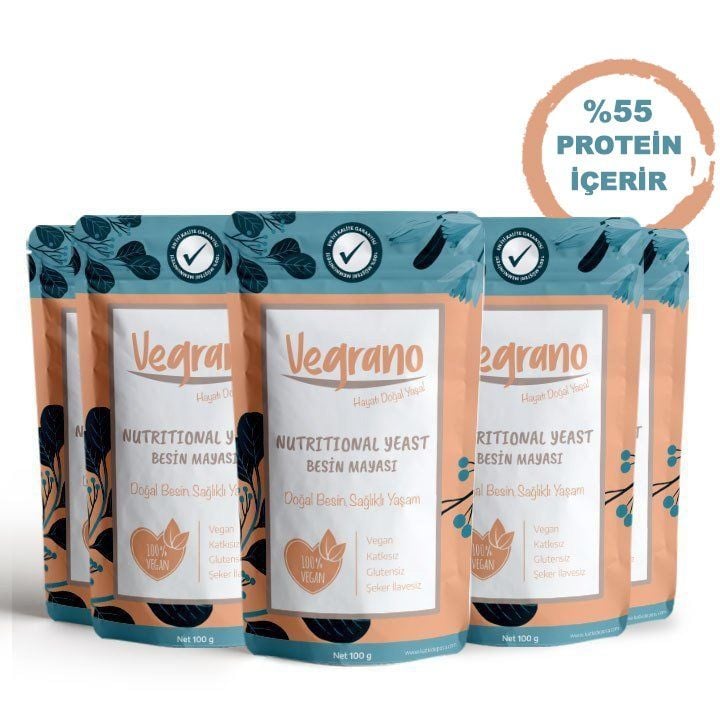 Vegrano Nutritional Yeast (Besin Mayası) 500 g