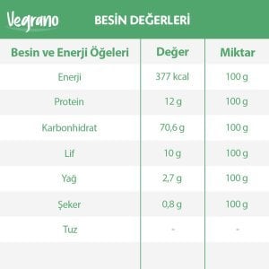 Vegrano Glutensiz Çiğ Karabuğday Unu