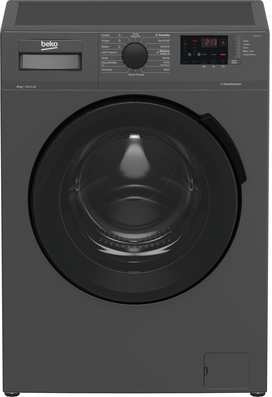 Beko CM 10120 A  1200 Devir 10 kg Antrasit Çamaşır Makinesi