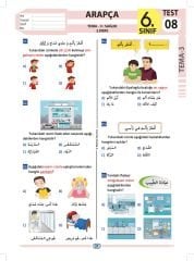 6.Sınıf Arapça Test Kitabı