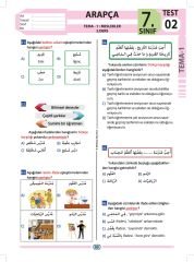 7.Sınıf Arapça Test Kitabı