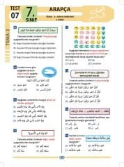 7.Sınıf Arapça Test Kitabı