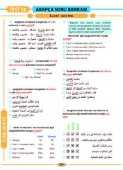 Konu ve Dilbilgisi Temelli Arapça Soru Bankası