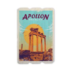 Ahşap Duvar Tablosu ''Apollon'' - Ahşap Dekorasyon