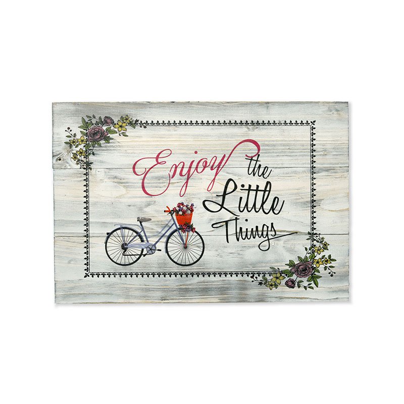 Ahşap Duvar Panosu ''Enjoy the Little Things''