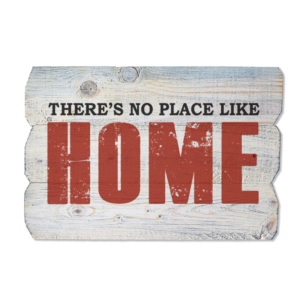 Ahşap Duvar Panosu ''There`s No Place Like Home'' - Ev Dekorasyonu